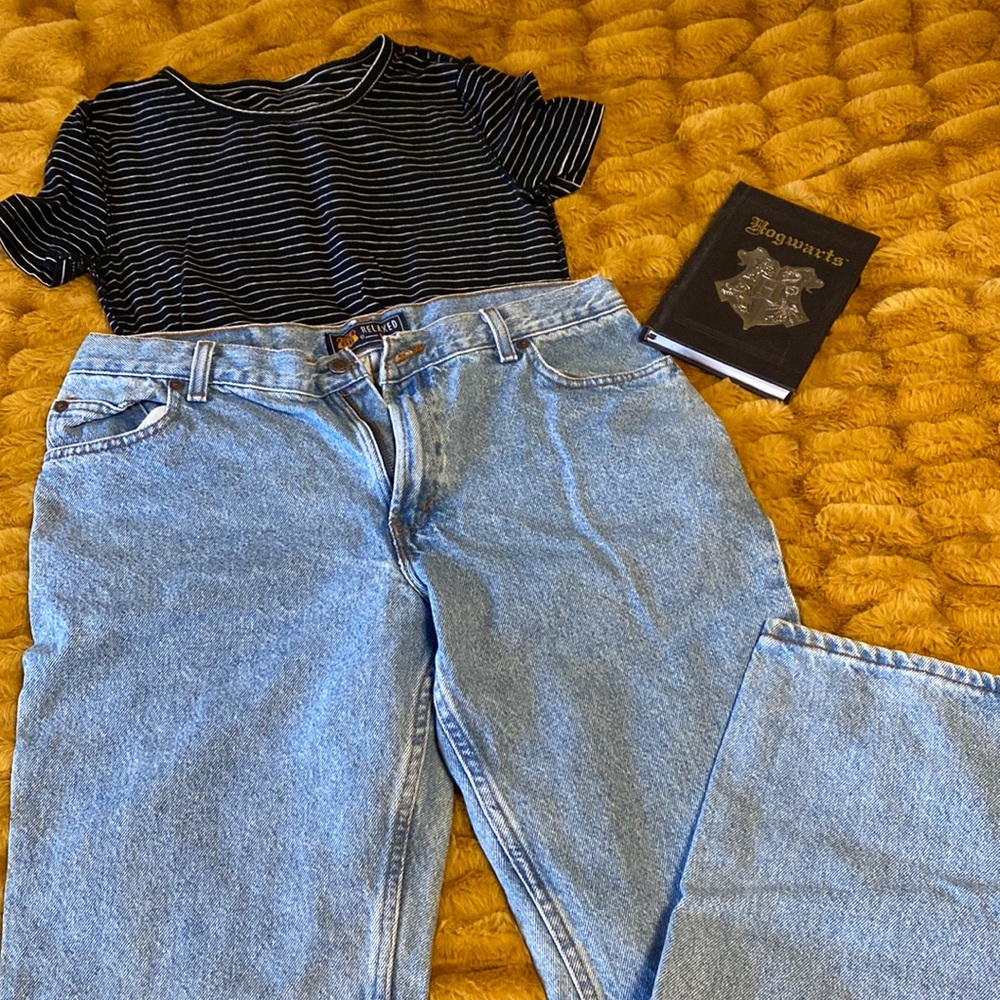 Vintage high rise Route 66 jeans